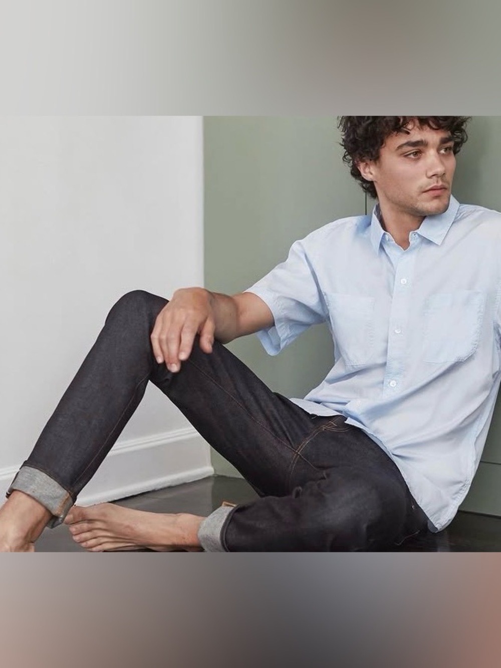NEW Men's BLDWN Indigo Selvedge Modern Skinny 34 x 33